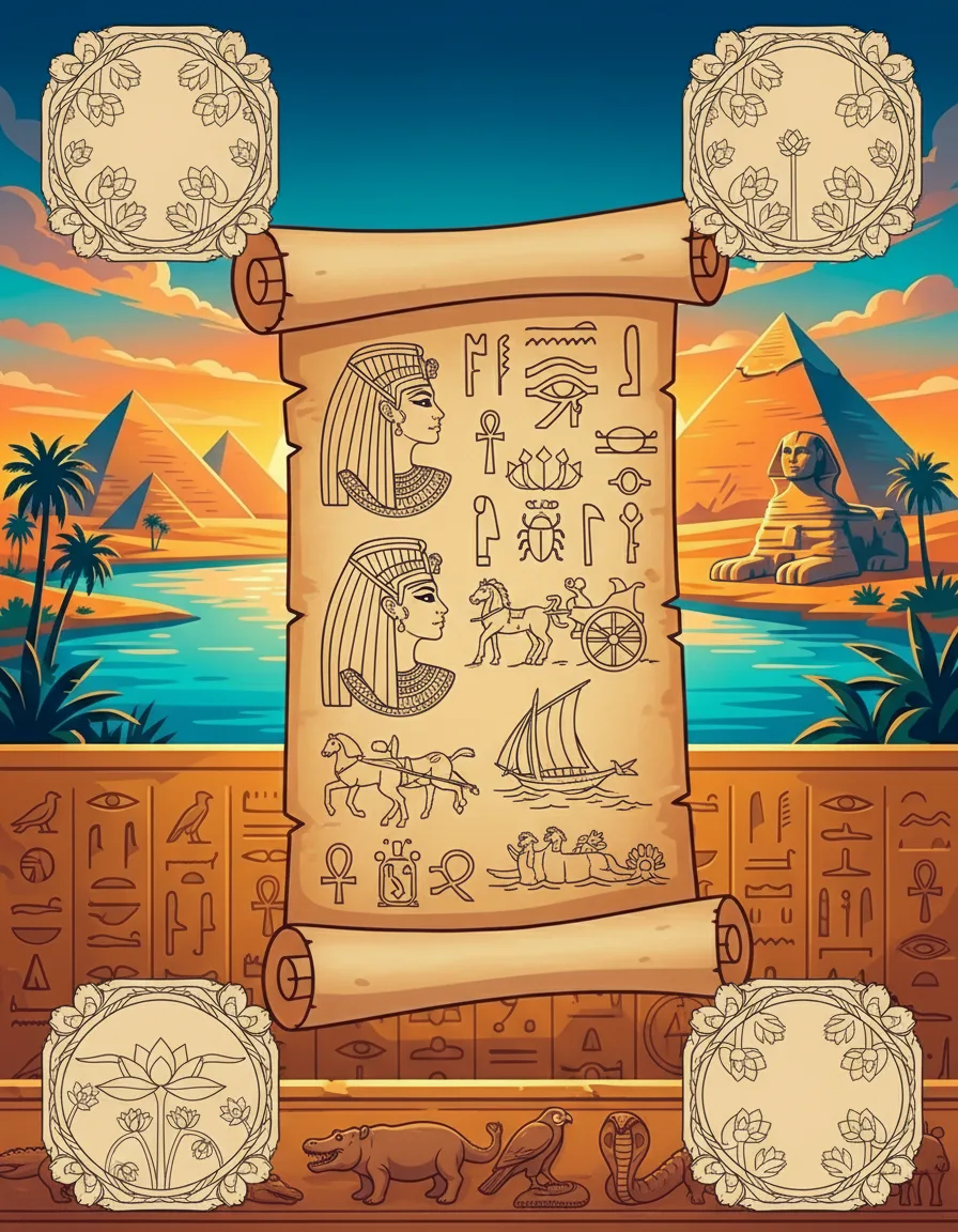 Cleopatra: the Coloring Book