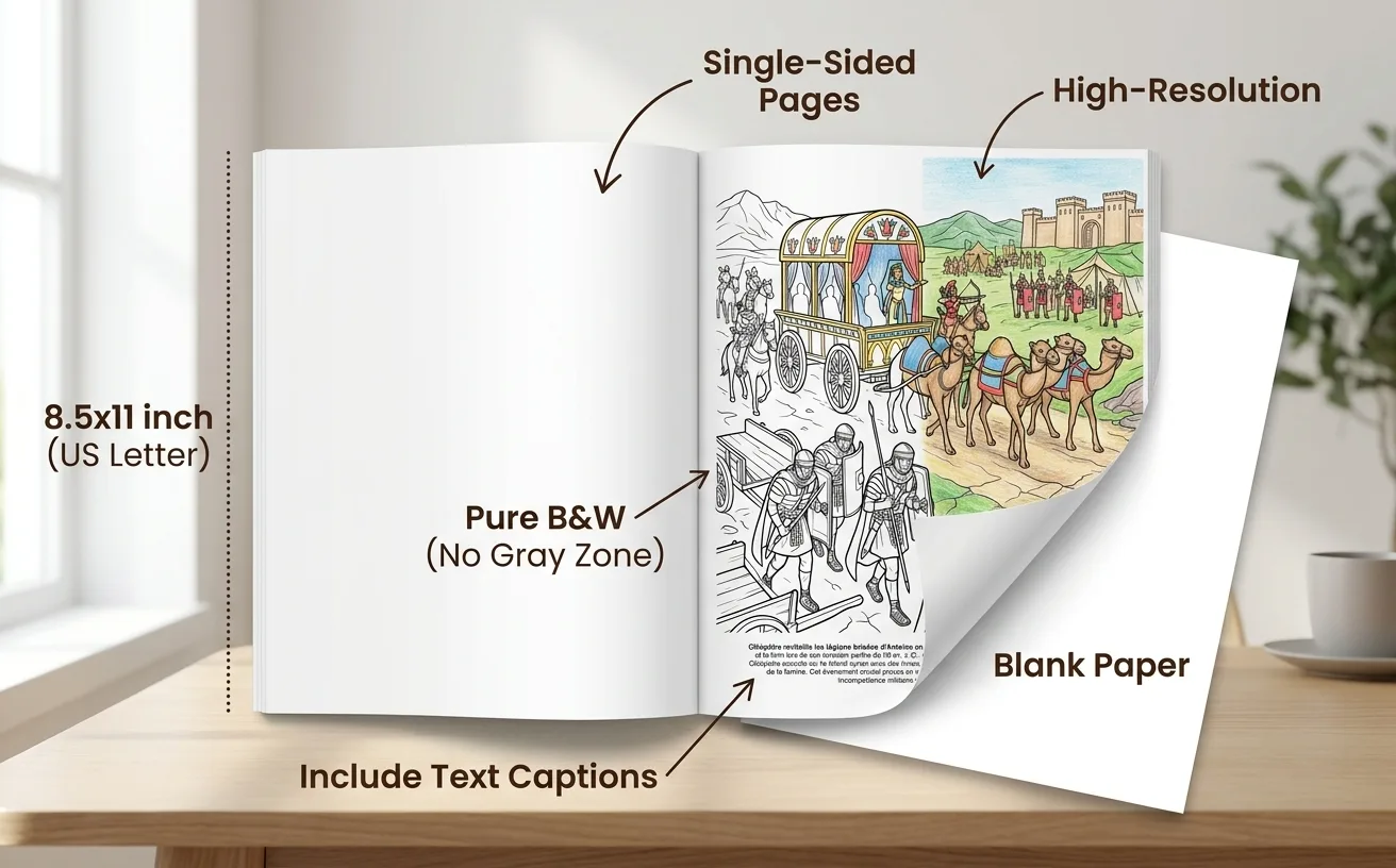 Cleopatra: the Coloring Book — Printed Paperback