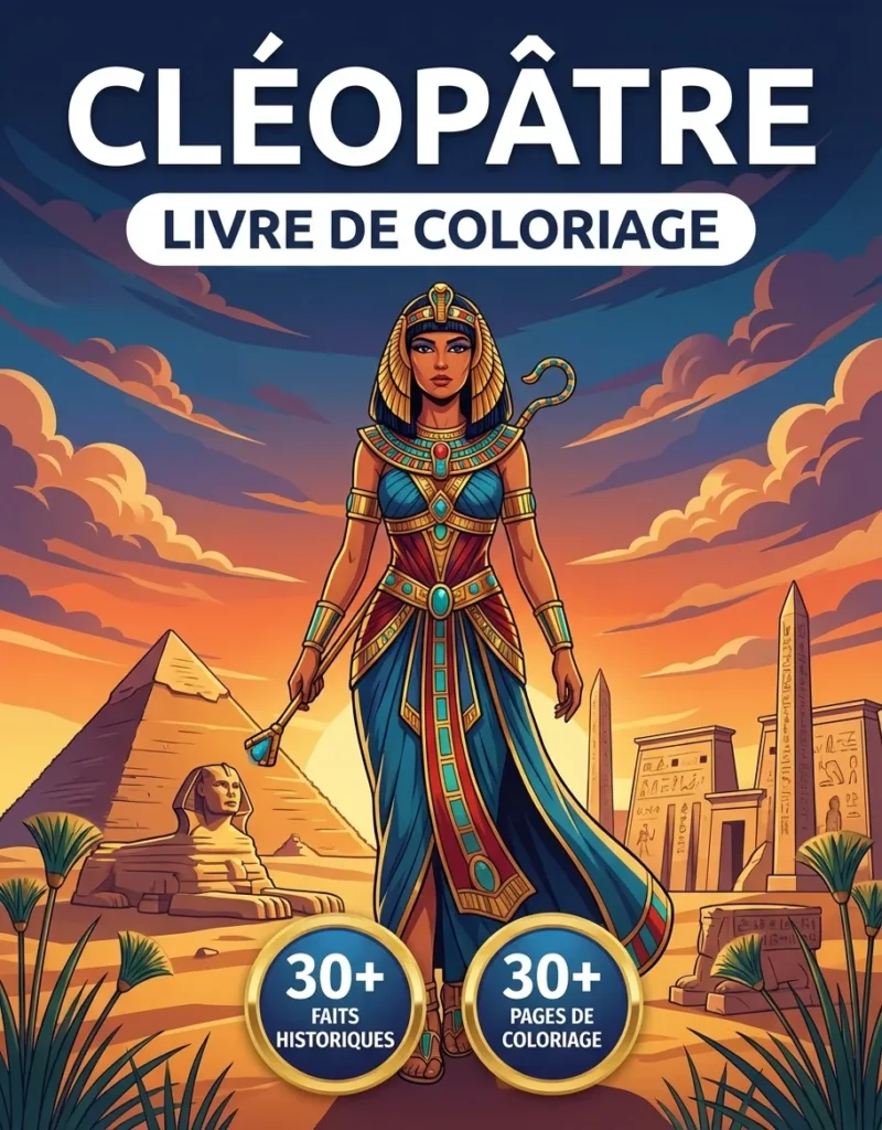 Cleopatre: le Livre de Coloriage