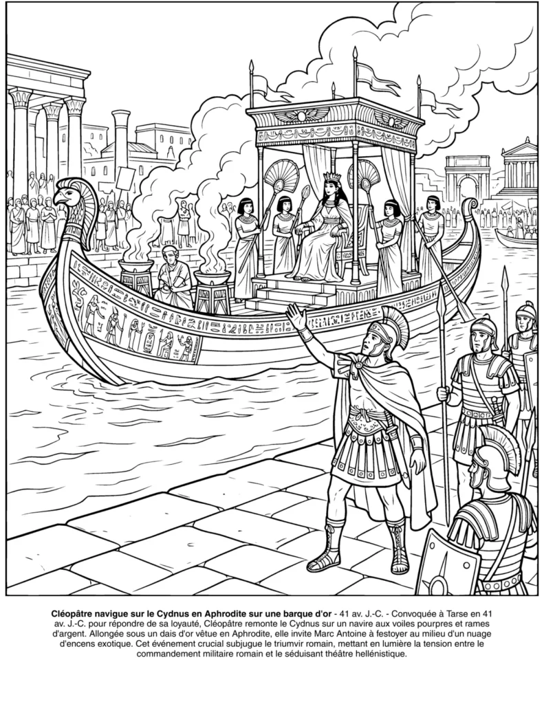 Cleopatre: le Livre de Coloriage coloring page preview