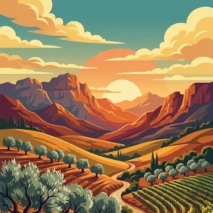 Landscapes of Spain coloring book back cover