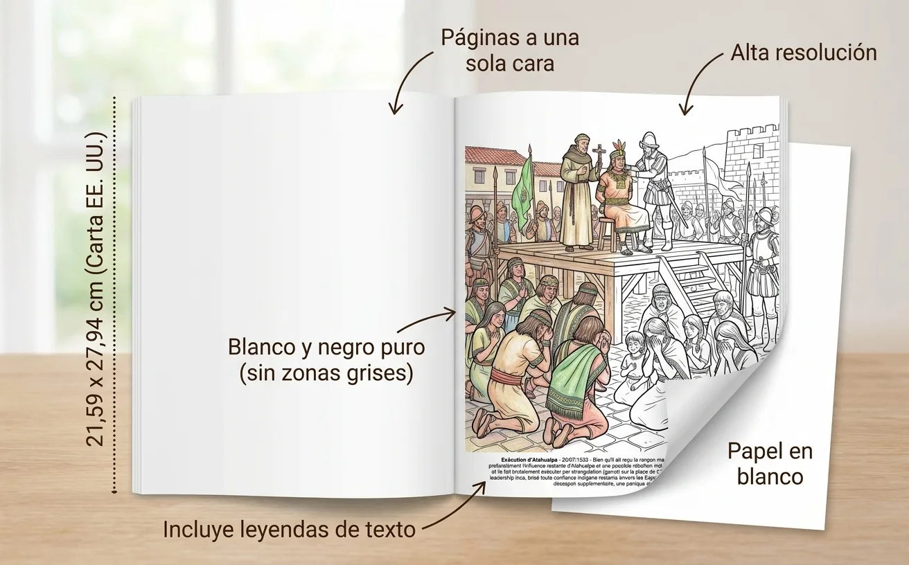 El Imperio Incas: el Libro de Colorear — Libro de bolsillo impreso