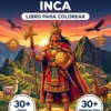 Portada del libro de colorear El Imperio Incas