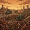 First World War coloring book back cover