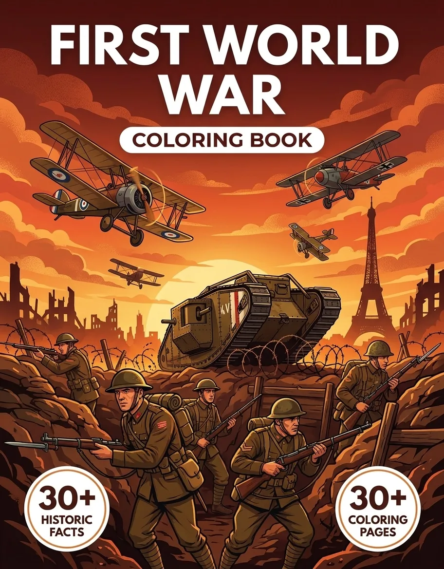First World War: the Coloring Book