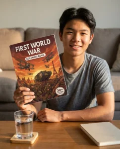 Printed Book — First World War: the Coloring Book