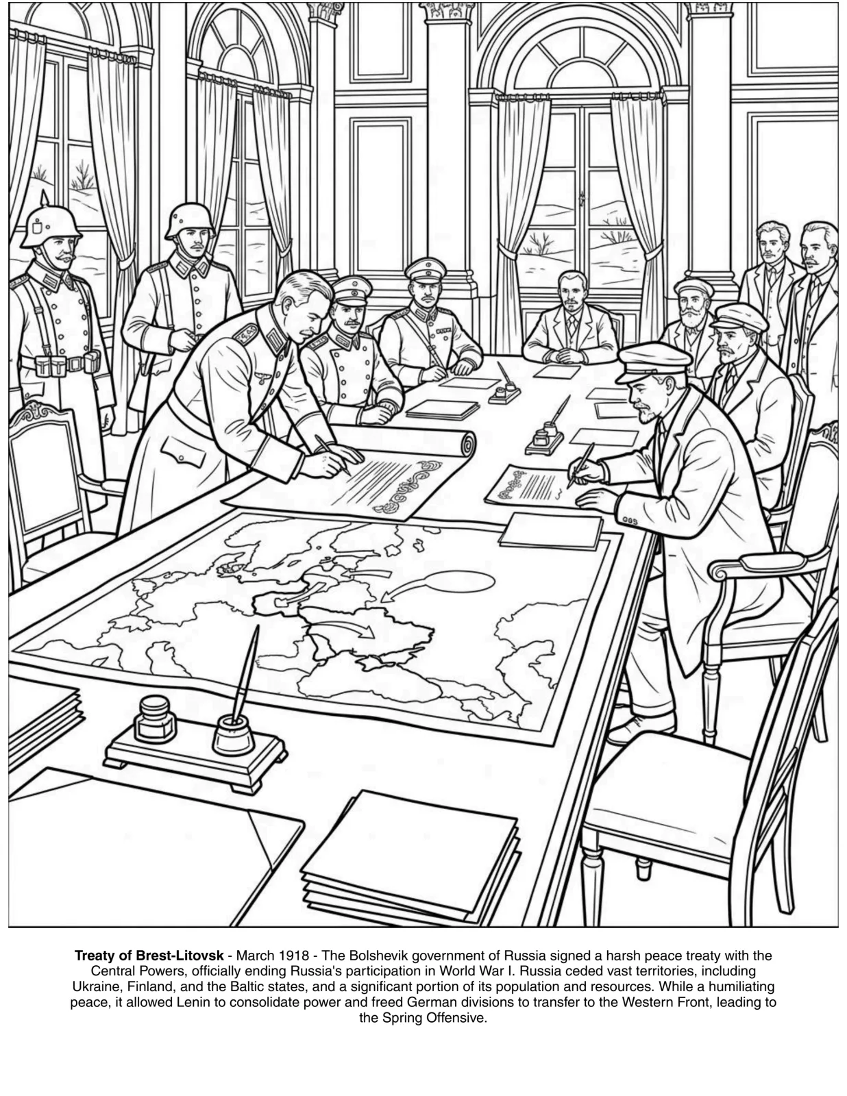 First World War: the Coloring Book