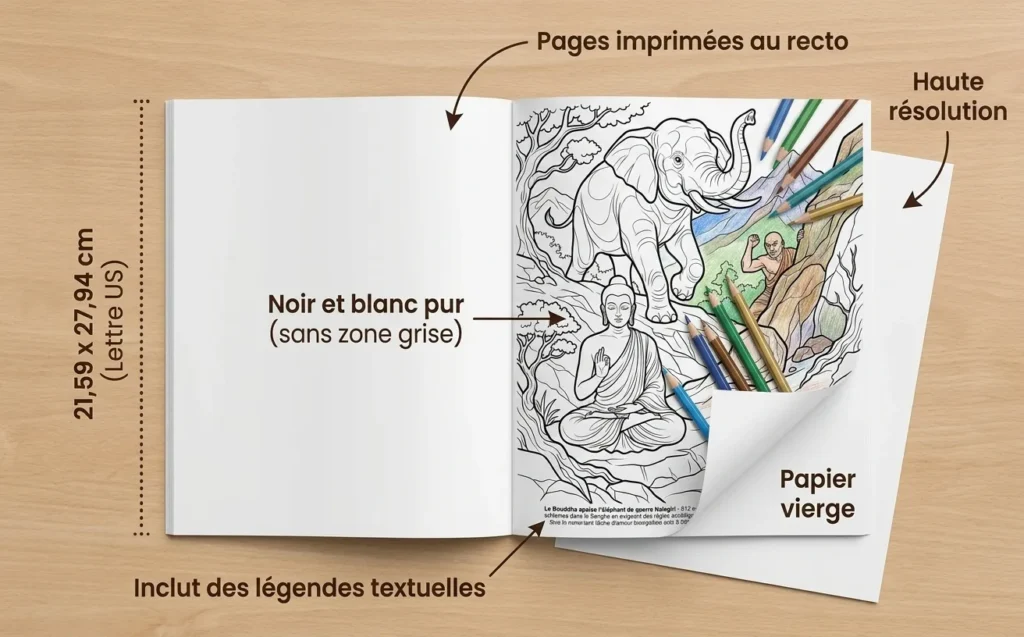 Gautama Bouddha: le Livre de Coloriage, Édition brochée
