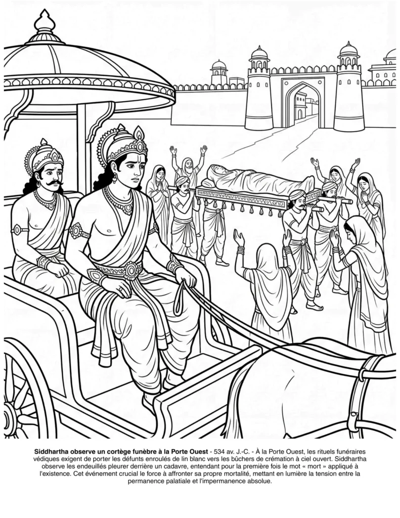 Gautama Bouddha: le Livre de Coloriage coloring page preview