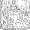 Page 20 du livre de coloriage Gautama Bouddha
