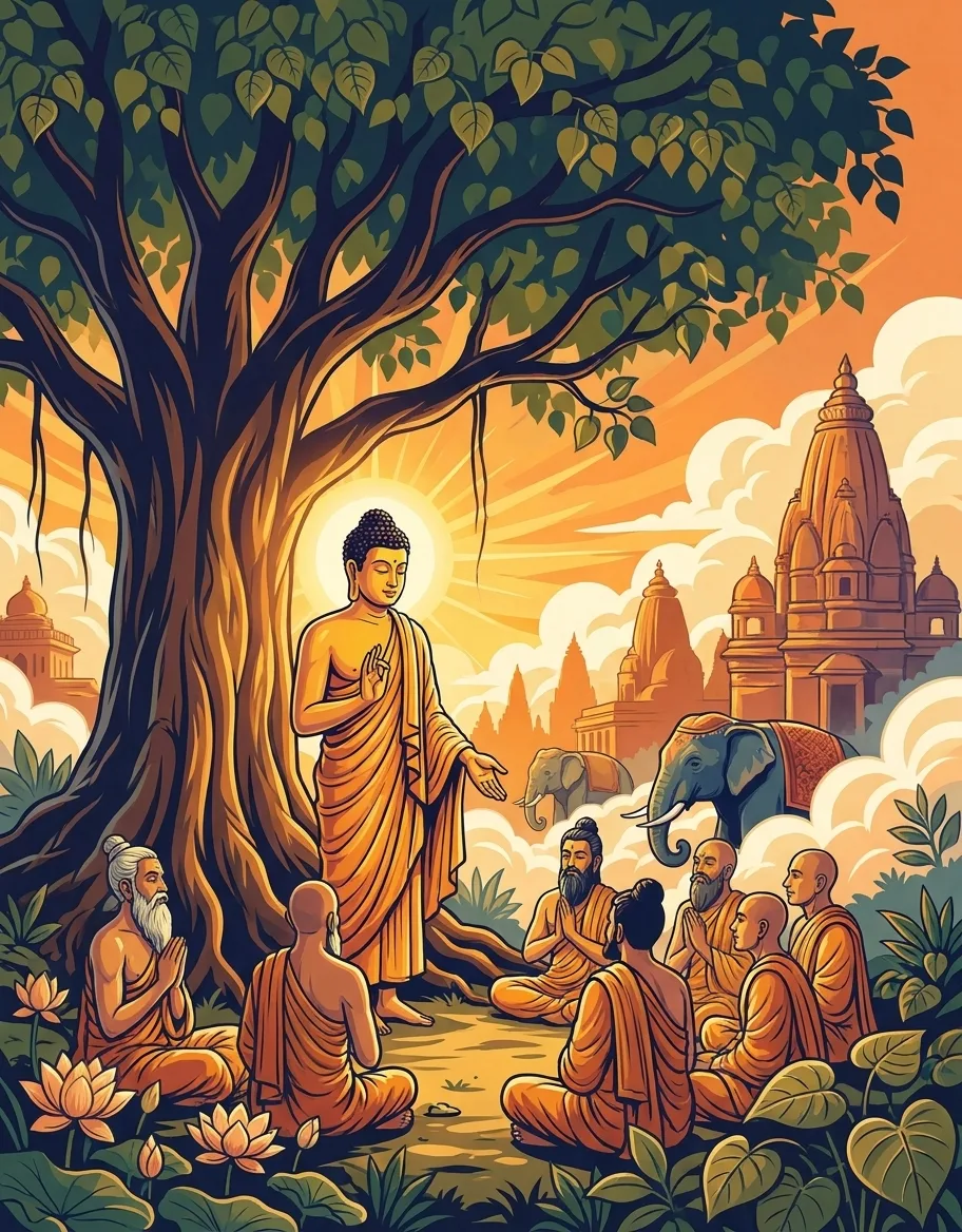 Gautama Buddha: the Coloring Book