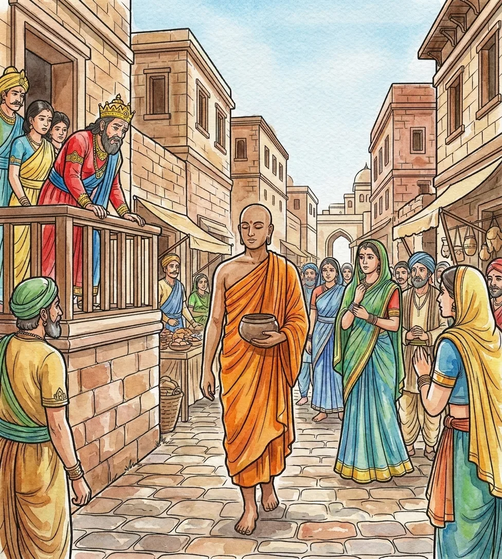 Watercolor Painting — Gautama Buddha: the Coloring Book