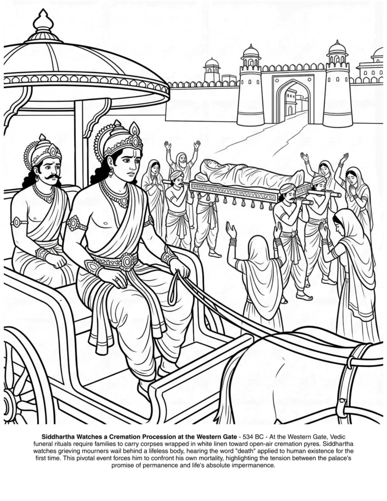 Gautama Buddha: the Coloring Book coloring page preview