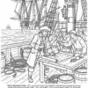 Page 20 du livre de coloriage Histoire des Pirates