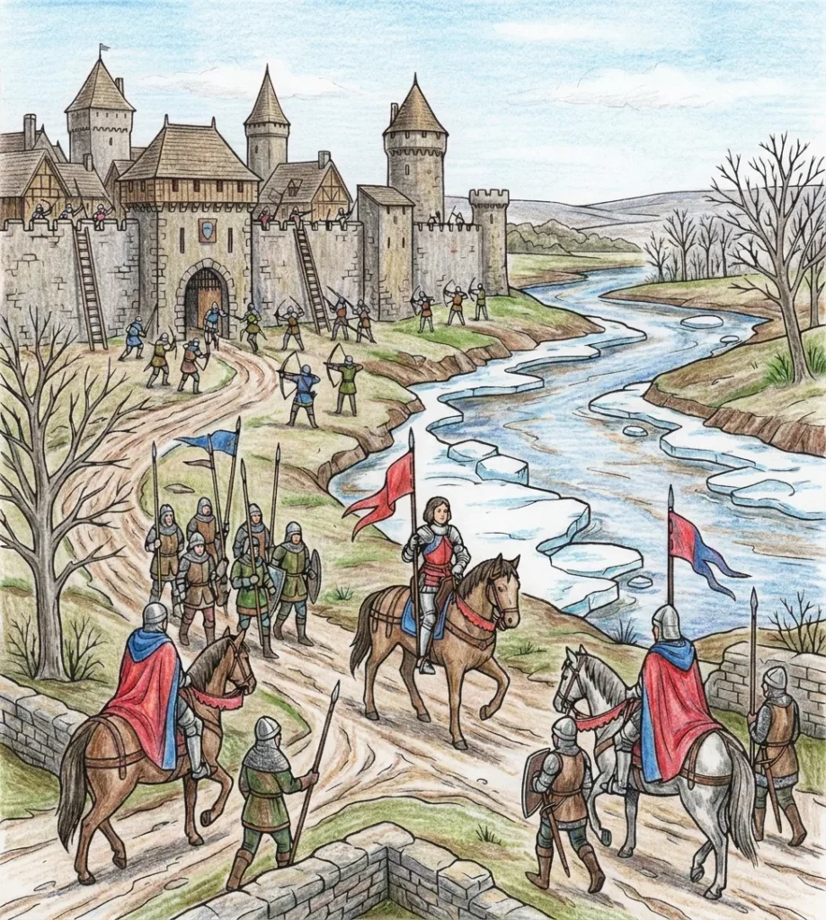 Crayons de couleur, Jeanne d'Arc: le Livre de Coloriage