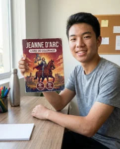 Livre imprimé — Jeanne d'Arc: le Livre de Coloriage