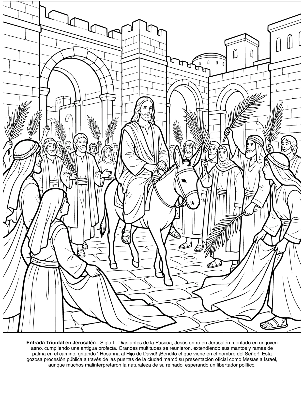 Jesucristo: el Libro de Colorear