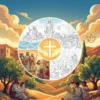Jesus Christ — back cover (en) Jesus Christ coloring book back cover