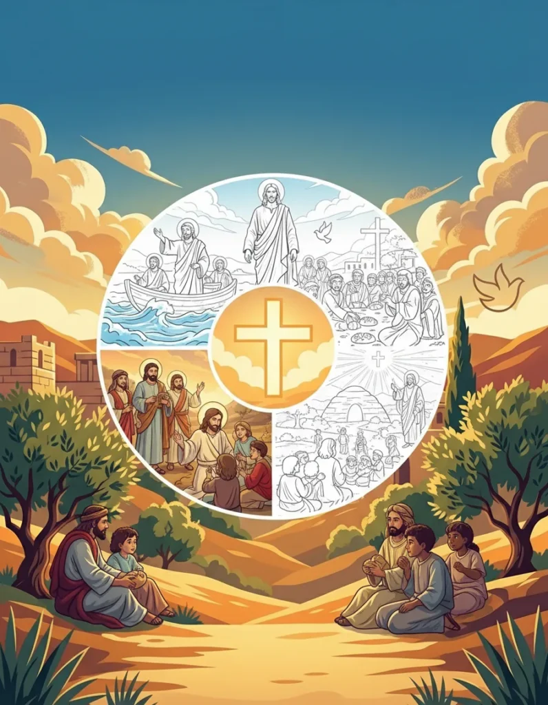 Jesus Christ: the Coloring Book