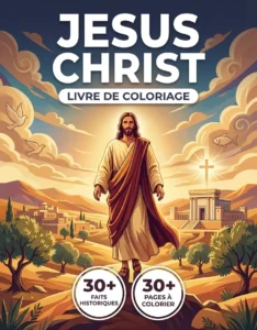 Couverture du livre de coloriage Jésus-Christ