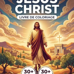 Couverture du livre de coloriage Jésus-Christ