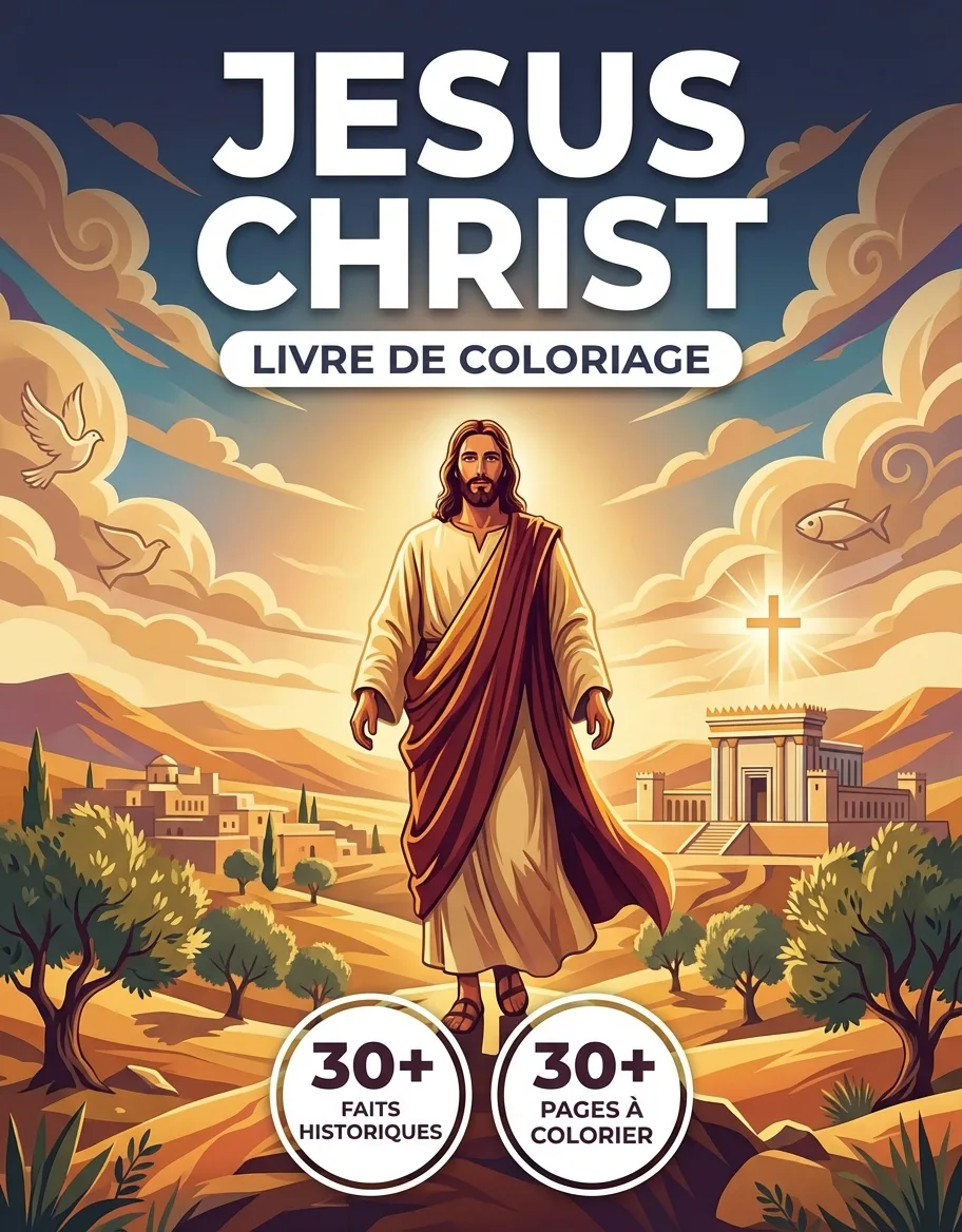 Jésus-Christ: le Livre de Coloriage