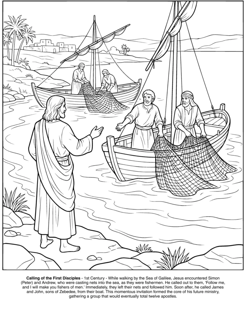 Jesus Christ: the Coloring Book coloring page preview