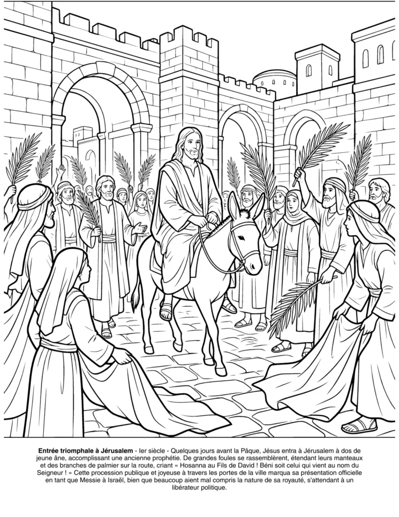 Jésus-Christ: le Livre de Coloriage coloring page preview