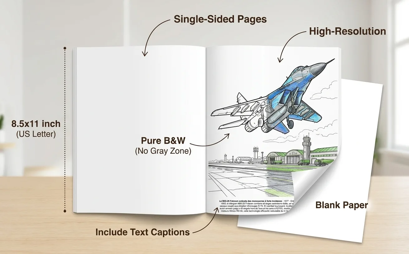 Jet Fighters: the Coloring Book — Printed Paperback
