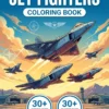 Jet Fighters coloring book front cover