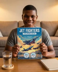 Printed Book — Jet Fighters: the Coloring Book