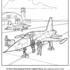 Page 20 of the Jet Fighters coloring book