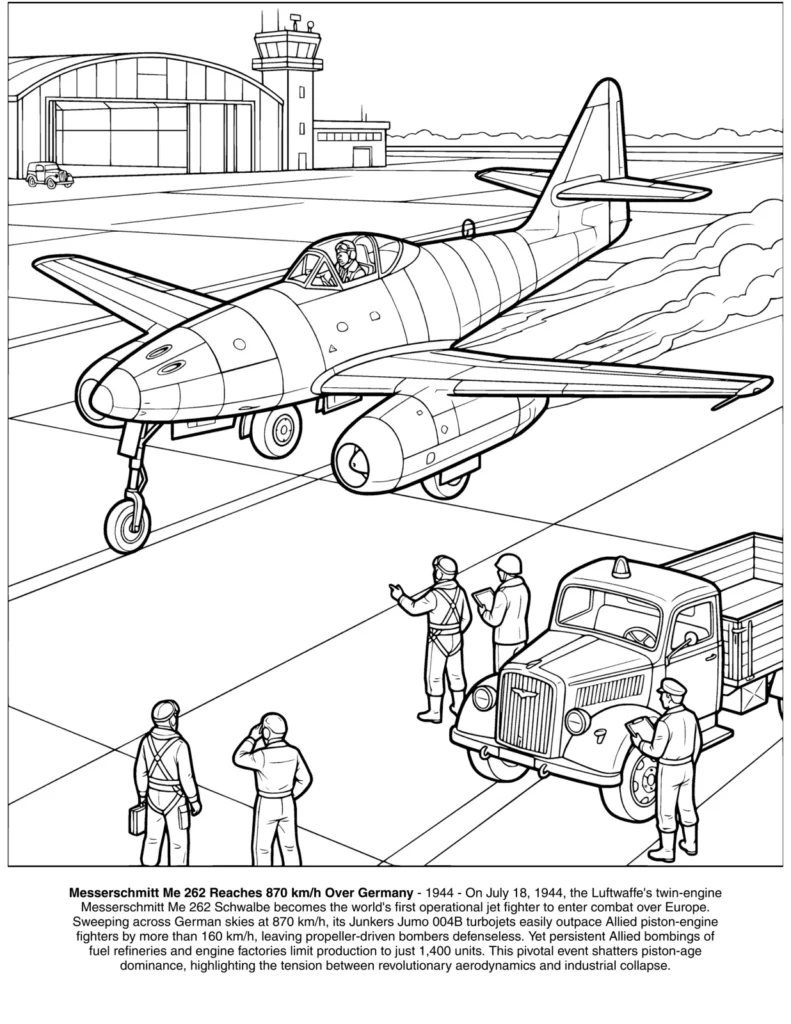 Jet Fighters: the Coloring Book coloring page preview