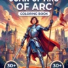 Joan of Arc coloring book front cover