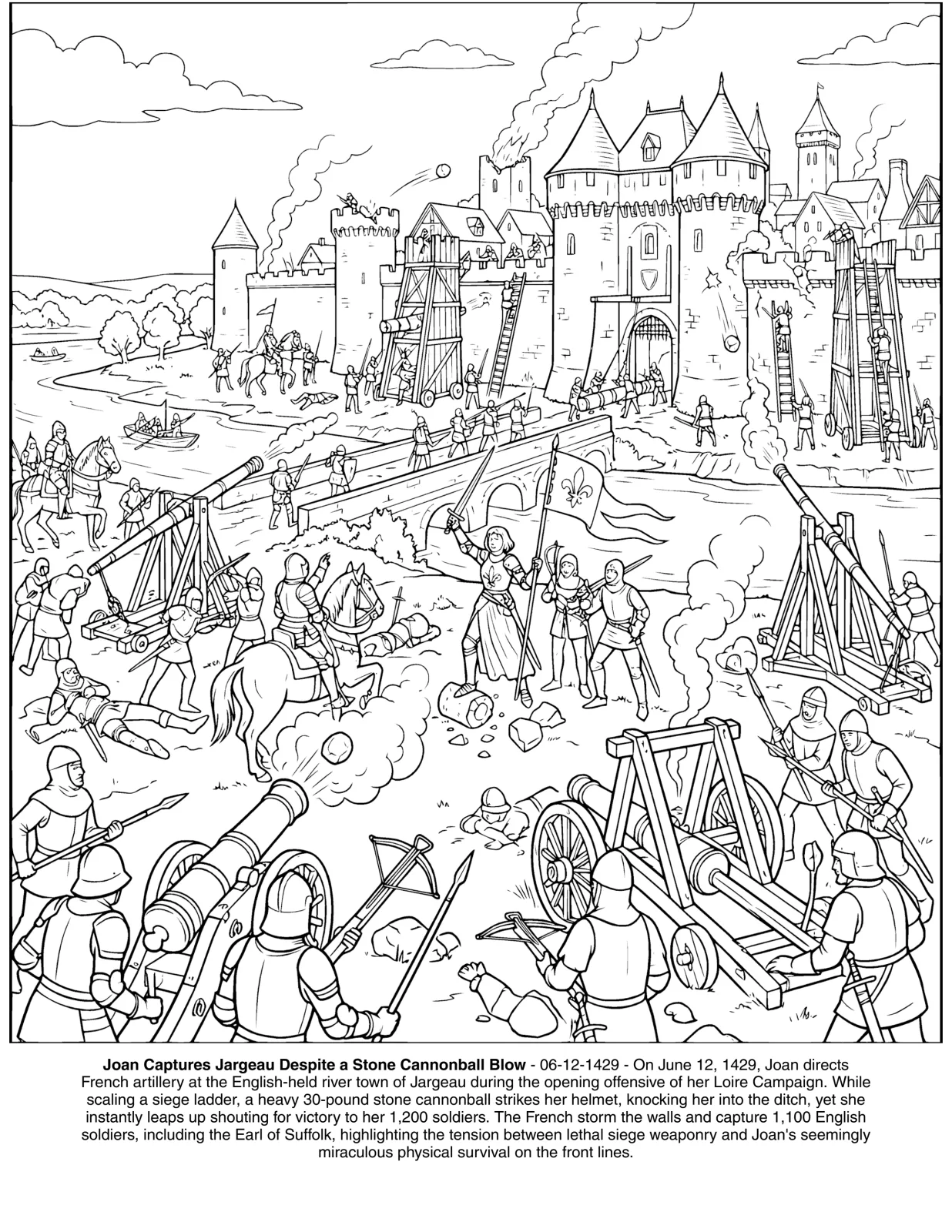 Joan of Arc: the Coloring Book