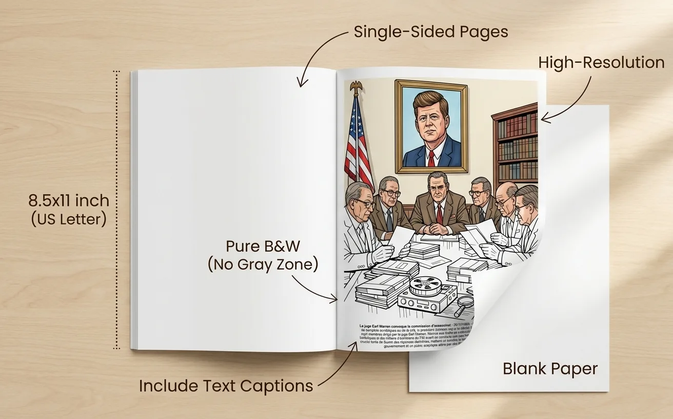 John F. Kennedy: the Coloring Book — Printed Paperback