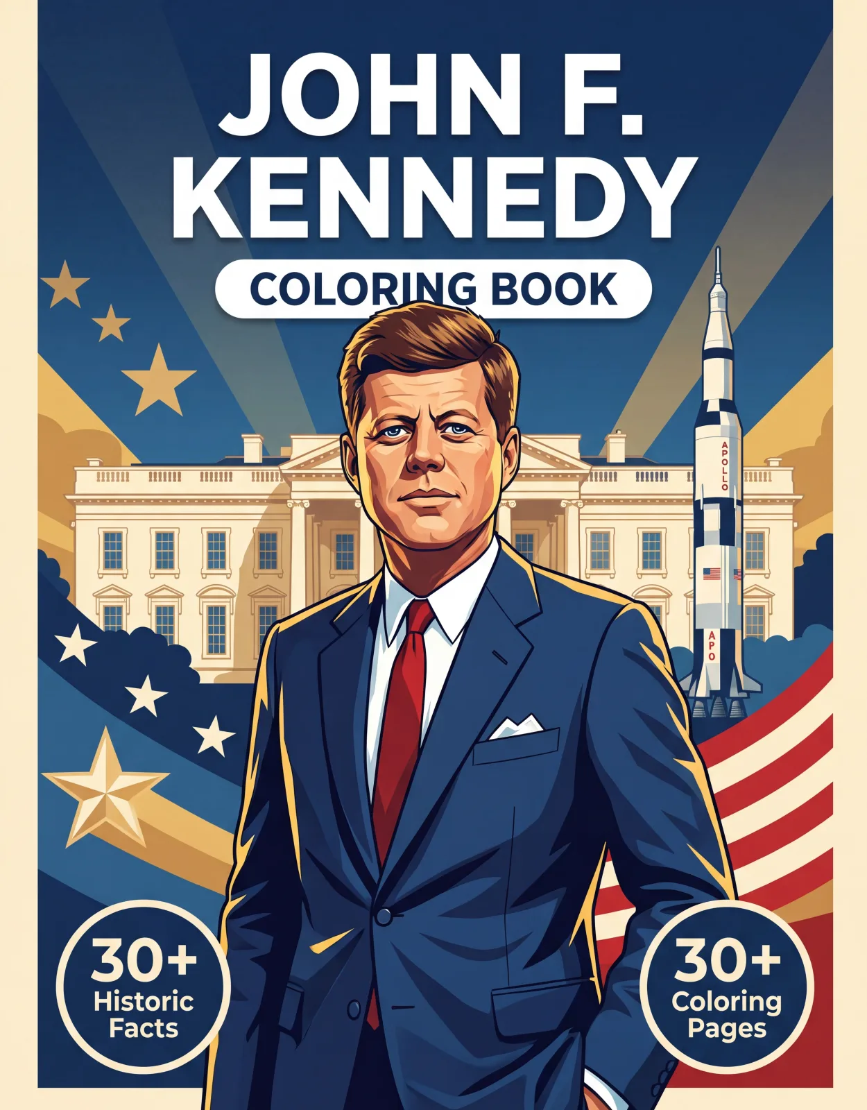 John F. Kennedy: the Coloring Book