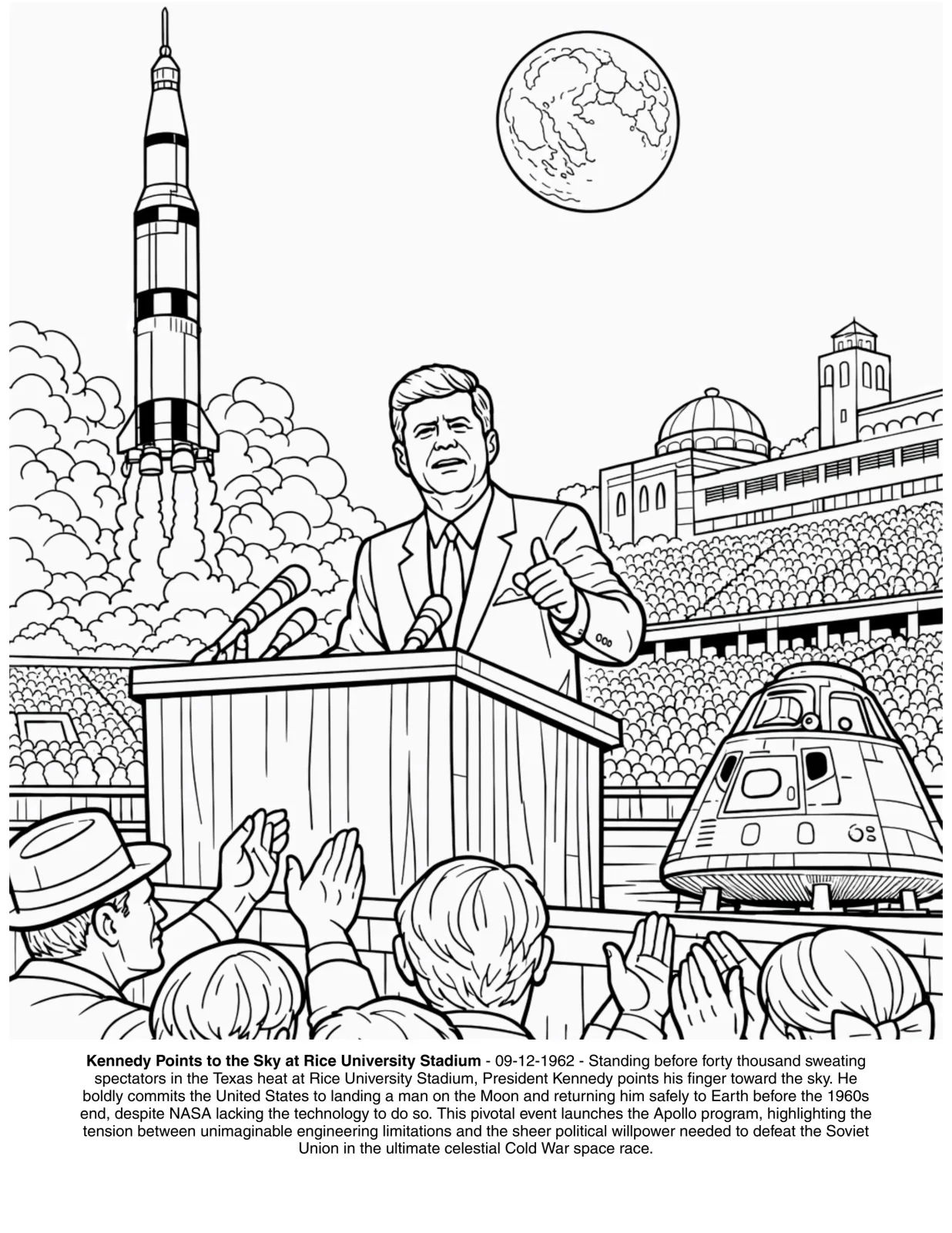 John F. Kennedy: the Coloring Book