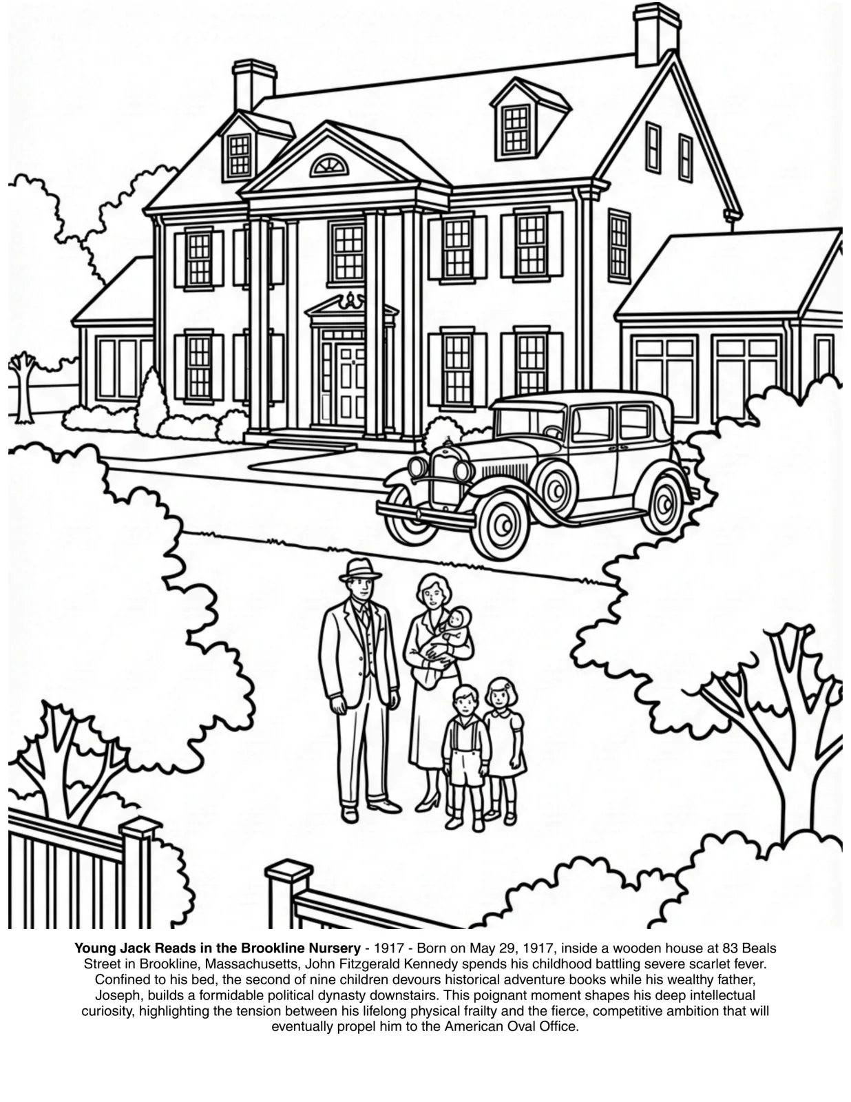 John F. Kennedy: the Coloring Book