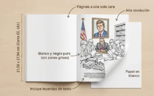 Libro impreso — John Kennedy: el Libro de Colorear