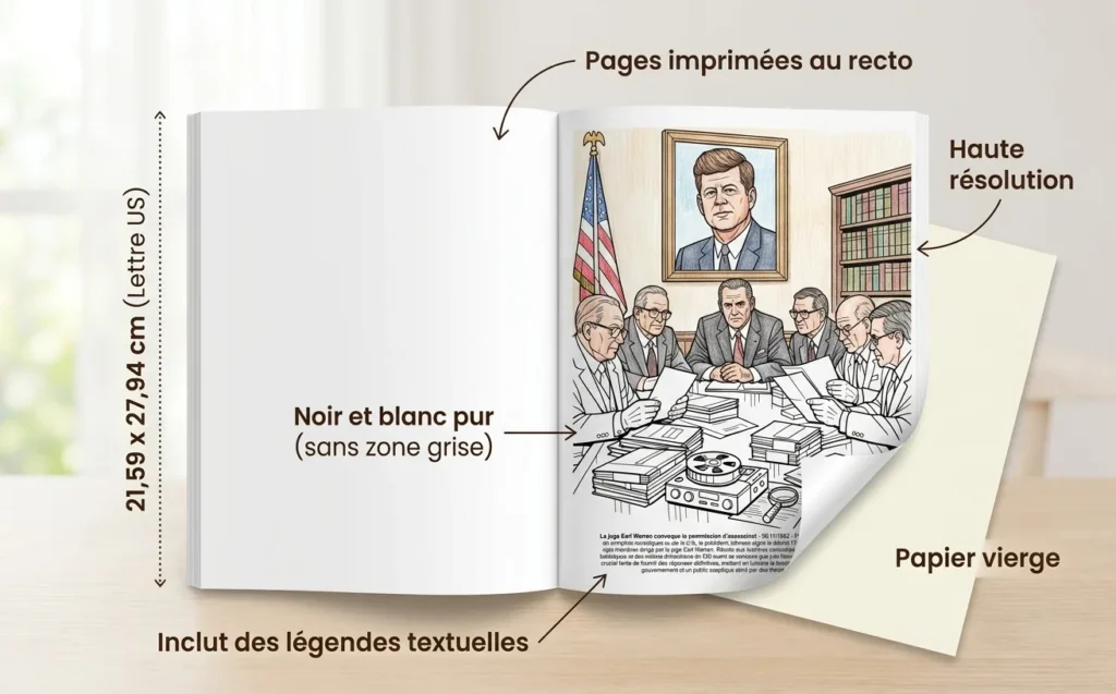 John Kennedy: le Livre de Coloriage, Livre broché imprimé