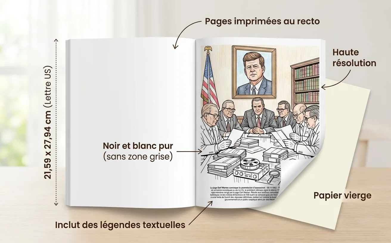 John Kennedy: le Livre de Coloriage — Livre broché imprimé