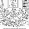 Page 30 du livre de coloriage John Kennedy