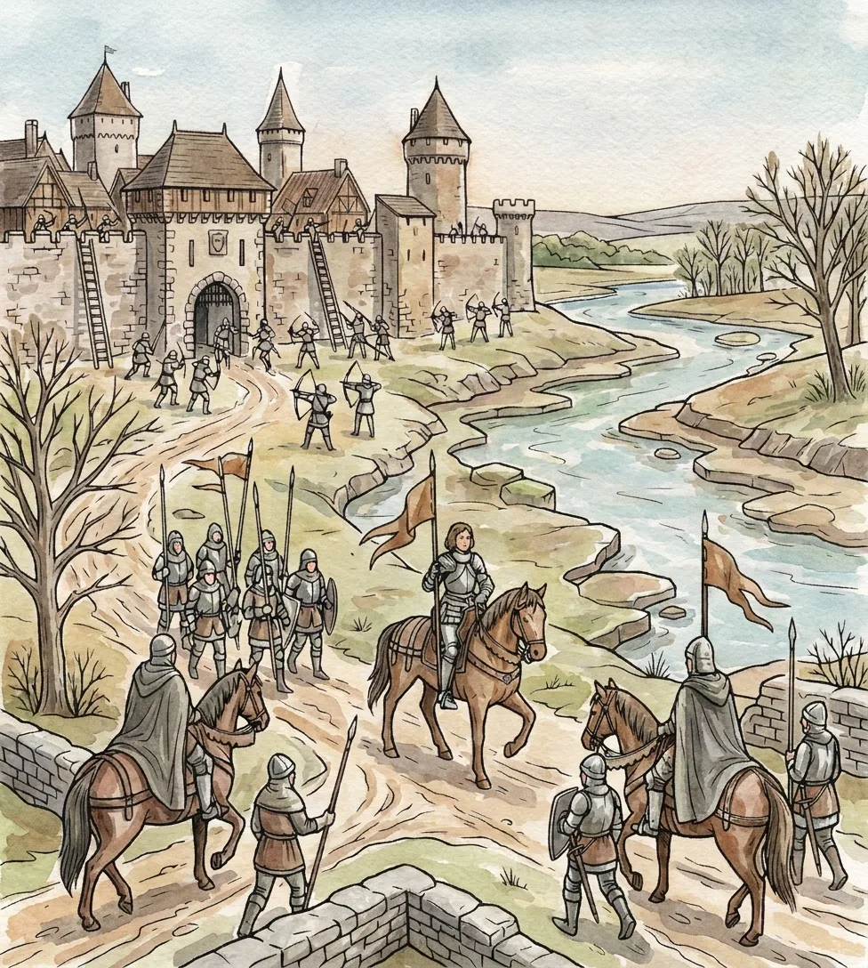 Watercolor Painting — Juana de Arco: el Libro de Colorear
