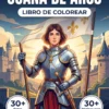 Juana de Arco — front cover (es) Portada del libro de colorear Juana de Arco