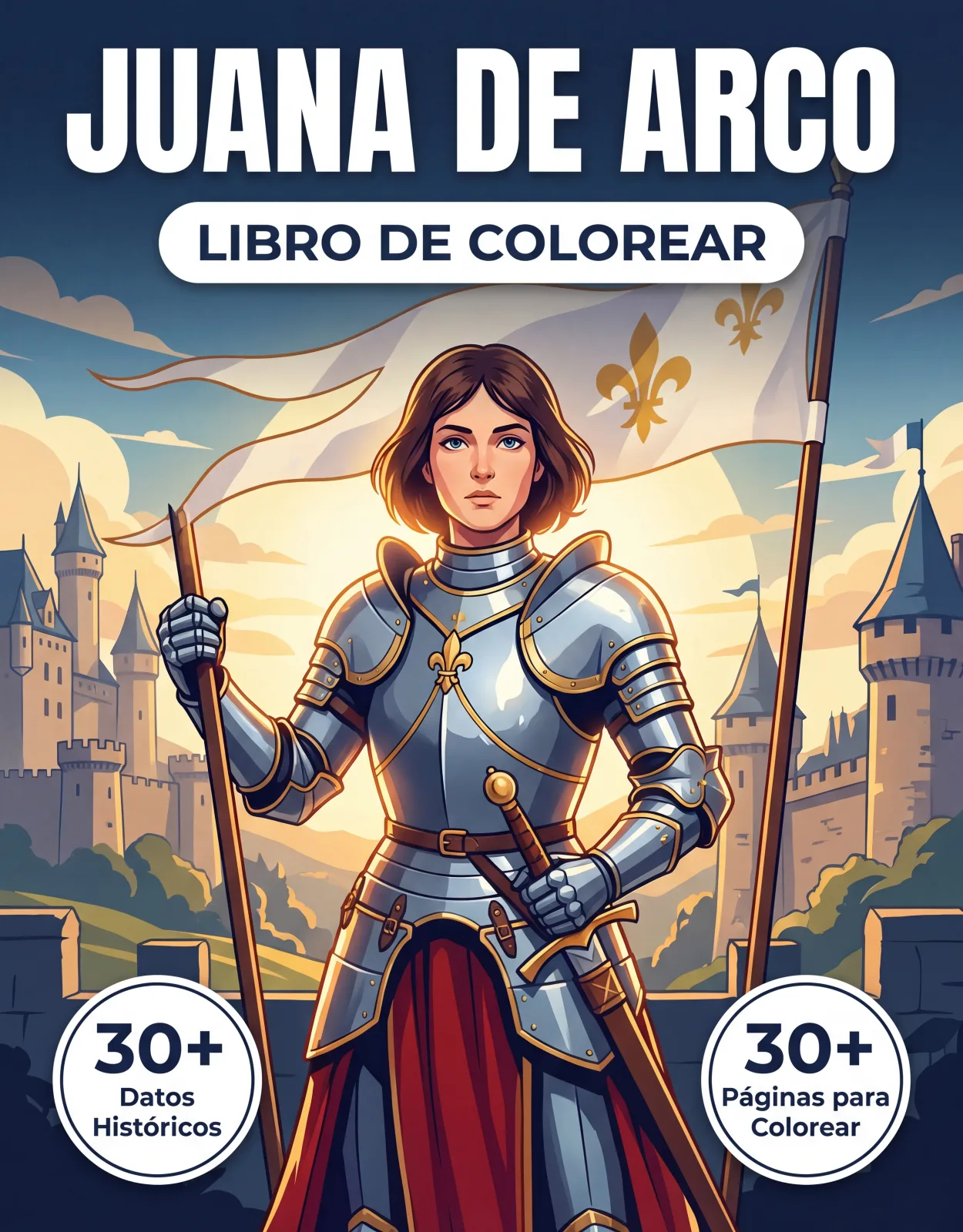 Juana de Arco: el Libro de Colorear