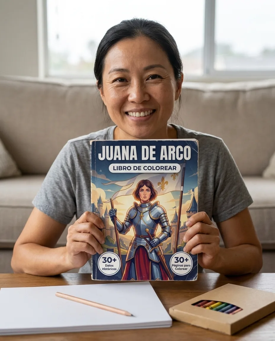 Al fin, un libro de colorear que cuenta una historia.
