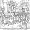 Page 20 du livre de coloriage L'Empire Incas