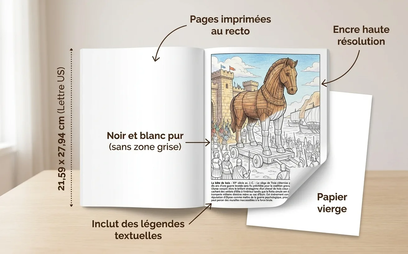 L'Odyssée : le Livre de Coloriage, Livre broché imprimé