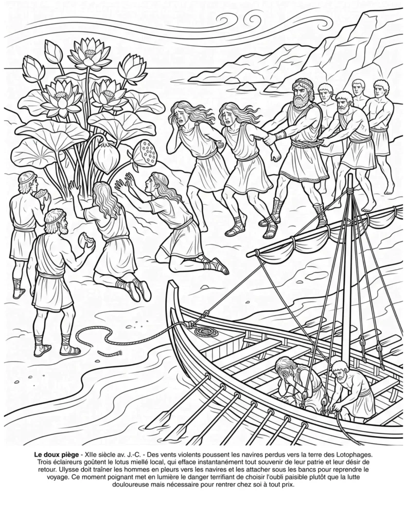 L'Odyssée : le Livre de Coloriage coloring page preview